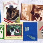 Feline-themed holiday cards from Portraits of Animals.