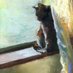 "Spring Morning", pastel, 6" x 8" © Bernadette E. Kazmarski