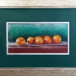 Clementines, pastel, 10″ x 5″ © Bernadette E. Kazmarski
