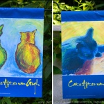Garden Flag, Cats After Van Gogh