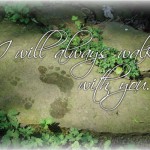 I Will Always Walk With You Animal Sympathy Card
