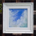April Cloud Study, pastel, 9 x 9, 2013 © Bernadette E. Kazmarski
