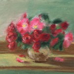 Small Roses, pastel, 10" x 6", 2001 © Bernadette E. Kazmarski