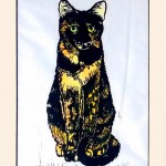 D. Single matted (cream black core), tinted print, 11 x 14
