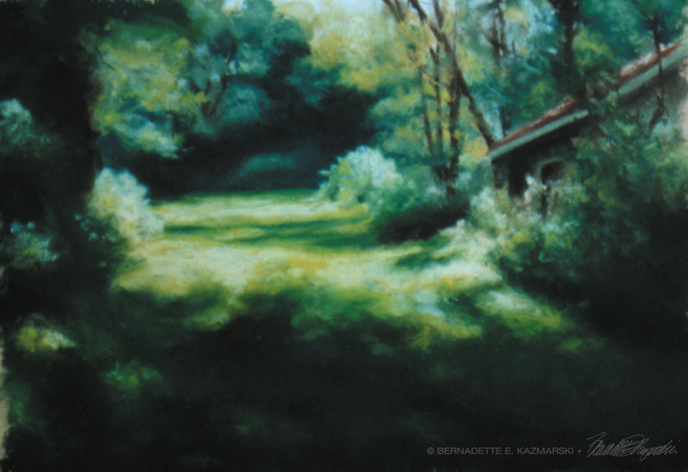 "Into the Woods at Frankfort Springs", the image for my first solo exhibit.