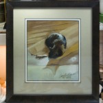 Tonal Nap, framed.