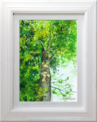 “From the Ground Up”, pastel on multi-media paper, 6.5″ x 9.5″ © Bernadette E. Kazmarski