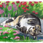 "Portrait of Keisha", 11" x 14", watercolor © Bernadette E. Kazmarski