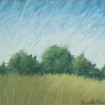 "Summer Field", pastel, 10" x 12" © Bernadette E. Kazmarski