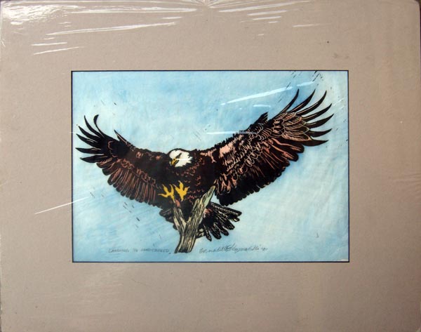 D. Single matted (cream black core), tinted print, 11 x 14, $55.00; +20.00
