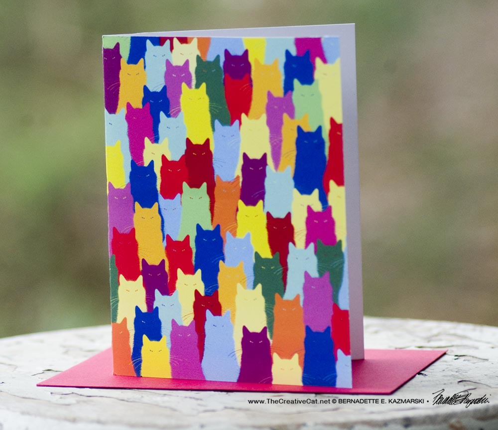Inscrutable Patterns note card.