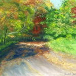 "Bright Autumn", pastel, 14" x 20" © Bernadette E. Kazmarski