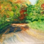 "Bright Autumn", pastel, 14" x 20" © Bernadette E. Kazmarski