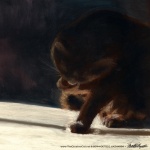 Chocolate Bath, 6.5 x 6.5, © Bernadette E. Kazmarski