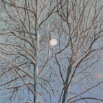 "Sycamore Moon", pastel, 14" x 20" © Bernadette E. Kazmarski