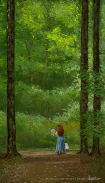 "Paths I Have Walked", pastel, 16" x 28" © Bernadette E. Kazmarski