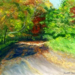 "Bright Autumn", pastel, 14" x 20" © Bernadette E. Kazmarski
