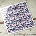 "22 Cats" 11 x 11 laminated placemat.