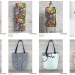 Tops, wraps, scarves and totes.