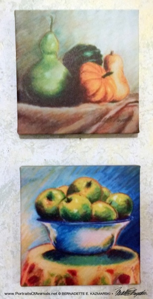 Two 8 x 8 canvas set.