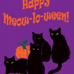Happy Meow-lo-ween desin