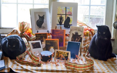 Mr. Sunshine and Jelly Bean present the October Feline Sampler Box.