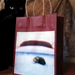 Afternoon Nap Winter Cats Gift Bag