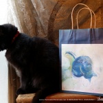 Cool Morning Bath Winter Cats Gift Bag