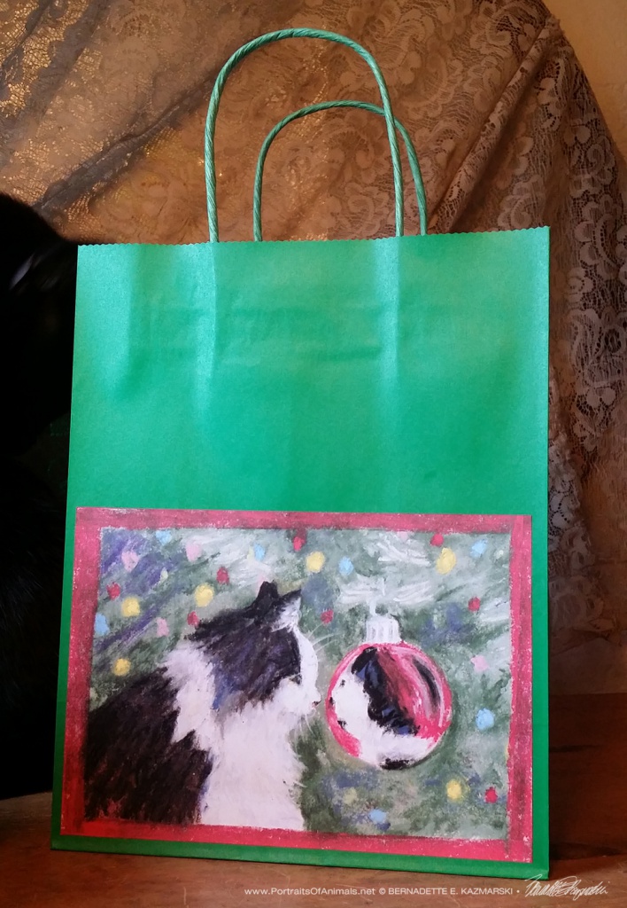 Sophie Gets a Look at Herself Gift Bag in green