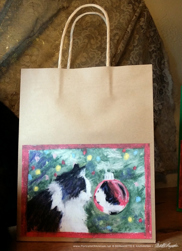 Sophie Gets a Look at Herself Gift Bag in kraft