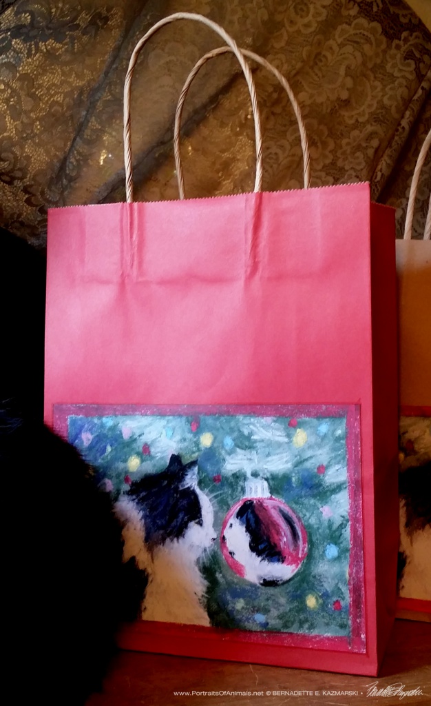 Sophie Gets a Look at Herself Gift Bag in red