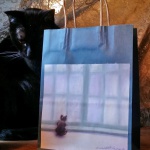Winter Window Winter Cats Gift Bag