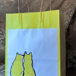 Two Yellow Cats Daily Sketches Gift Bag