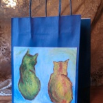 Two Cats After van Gogh Daily Sketches Gift Bag