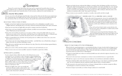 Great Rescues Day Book cat resources pages.