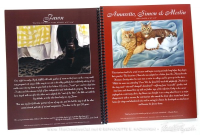 Great Rescues Day Book portrait spread.
