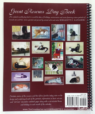Great Rescues Day Book portraits from the back of the book.