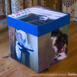 Impressionist Cats keepsake cube.