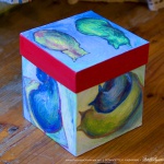 Cats After van Gogh Keepsake Cube, other side.