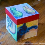 Cats After van Gogh Keepsake Cube