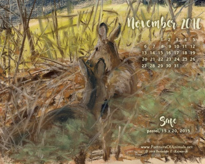 "Safe" desktop calendar, 1280 x 1024 for square and laptop monitors.