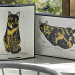 Tortie Girls trays, set.