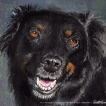 Detail of Annie's face.