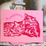 Pink cards.