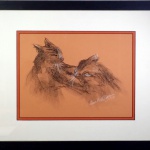 Clash of Titans, framed.