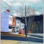 Dead End, pastel on prepared board, 8 x 12 © Bernadette E. Kazmarski
