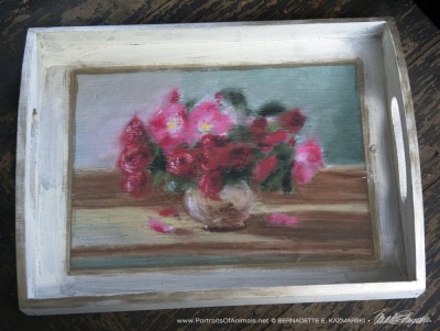 Small Roses tray.