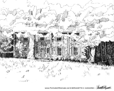 Our Parents' Home, ink, 2009.