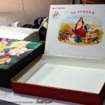 The art inside the "Red Climbers" keepsake.