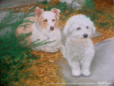 "Being Very Good", pastel, 12 x 18, 2007 © Bernadette E. Kazmarski